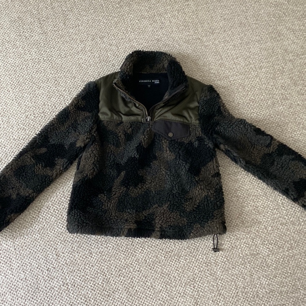 Veronica beard camo pullover